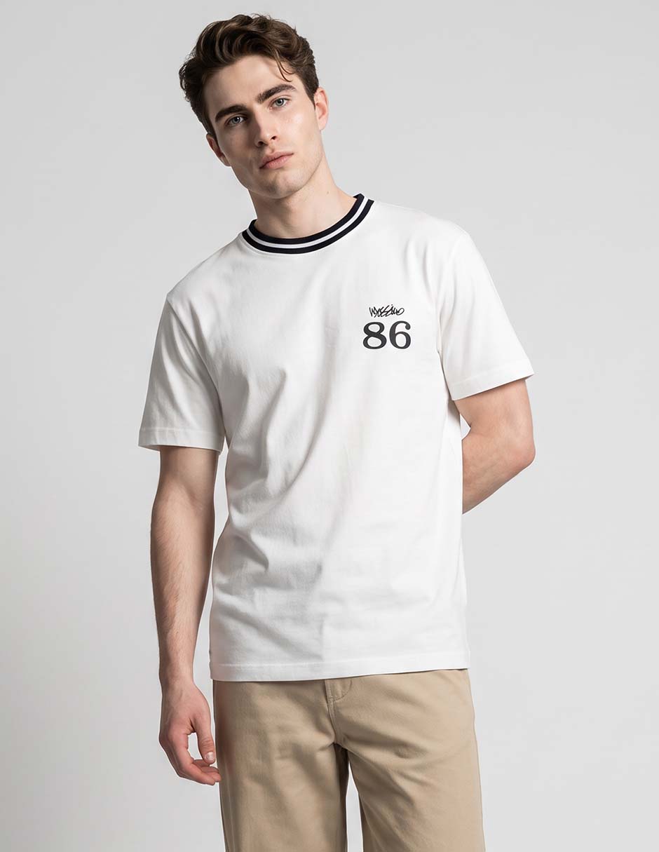 Playera cuello redondo para hombre Playera cuello redondo para hombre