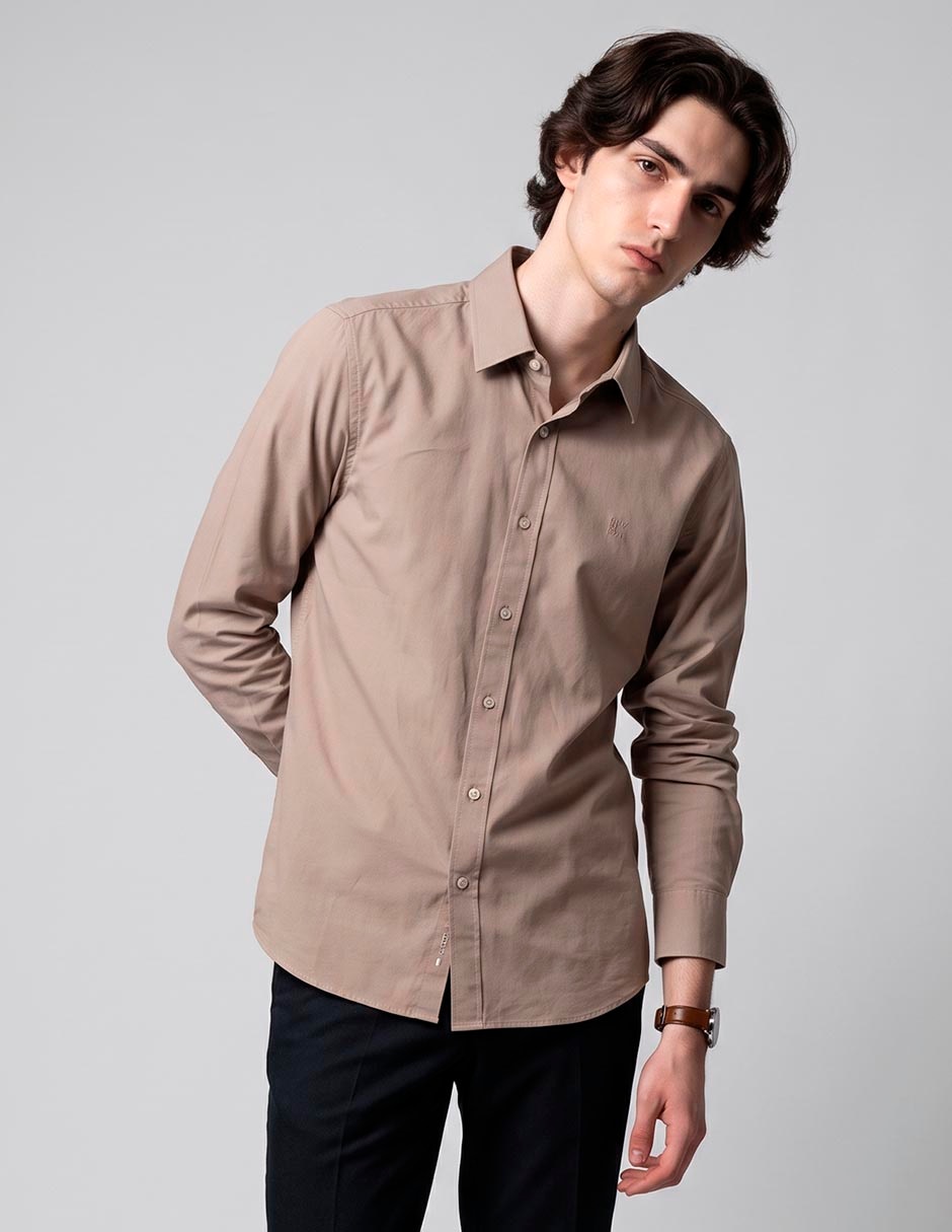 Camisa casual manga larga para hombre Camisa casual manga larga para hombre