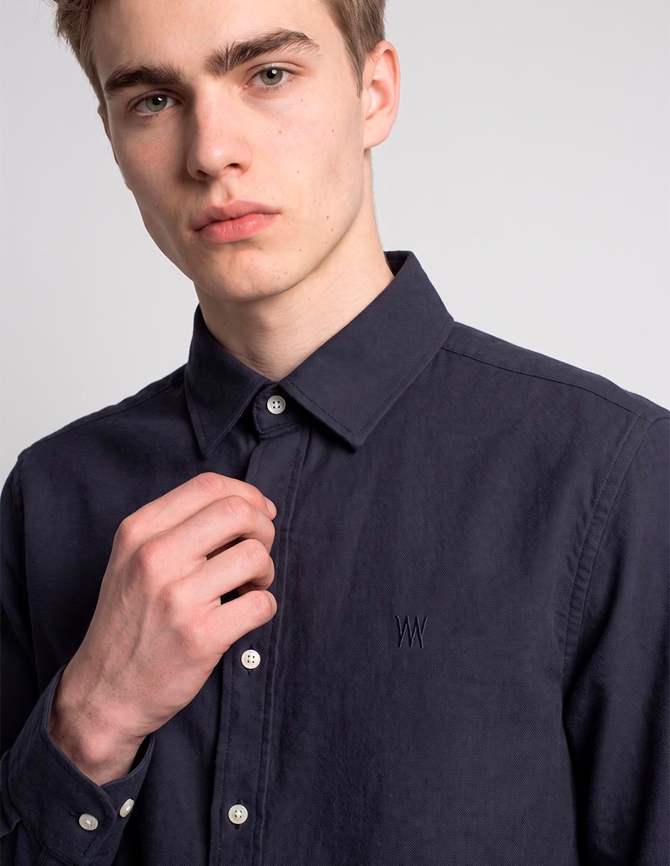 Camisa casual manga larga para hombre 3