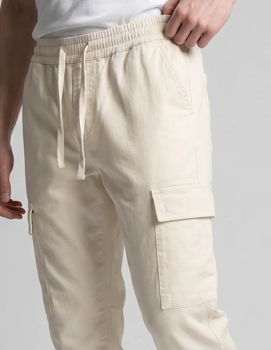 Pantalón cargo slim para hombre