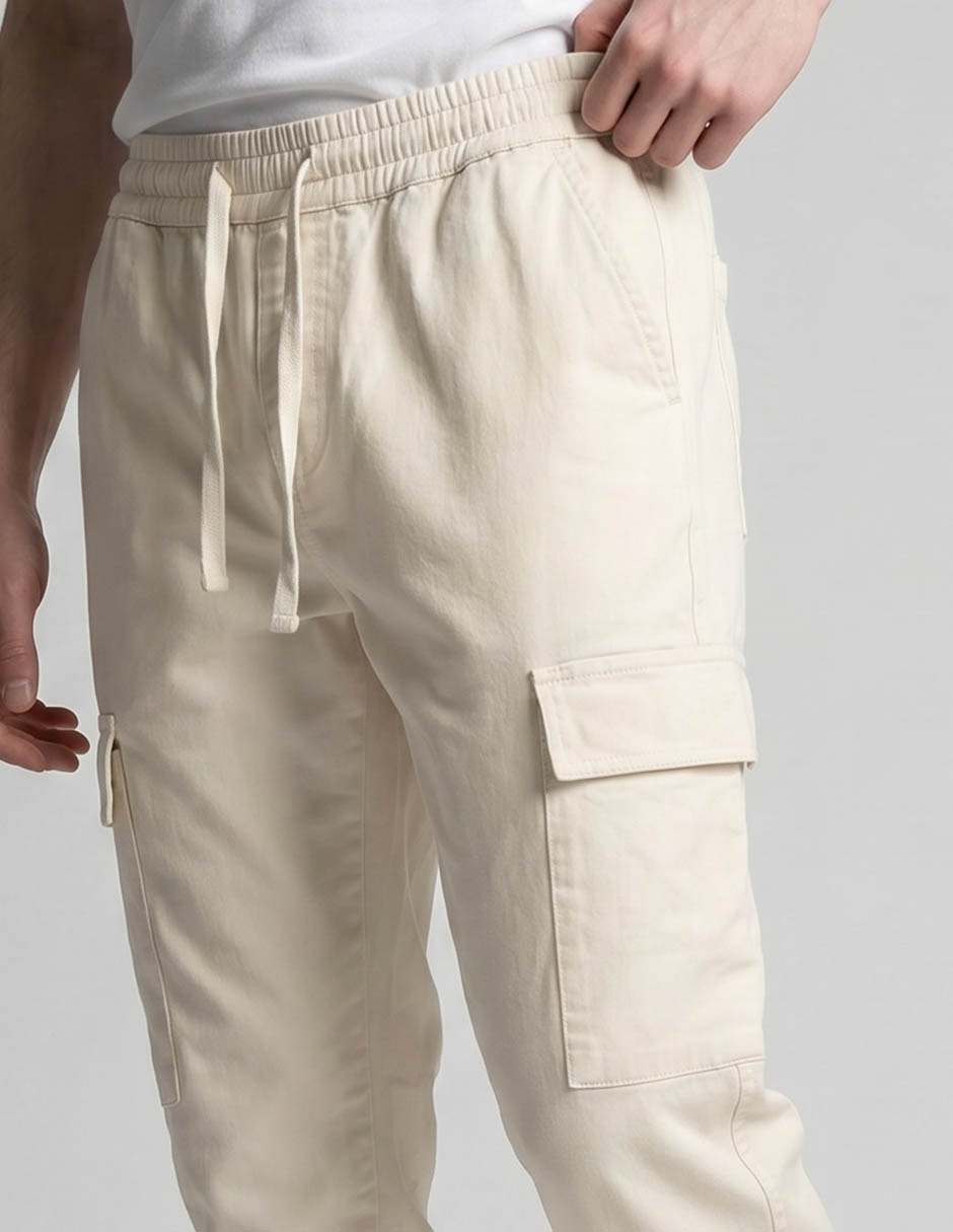 Pantalón cargo slim para hombre 2