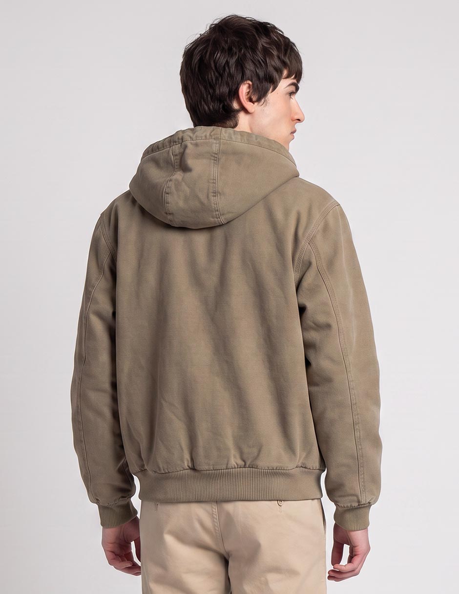 Chamarra casual capucha y bolsa para hombre 2