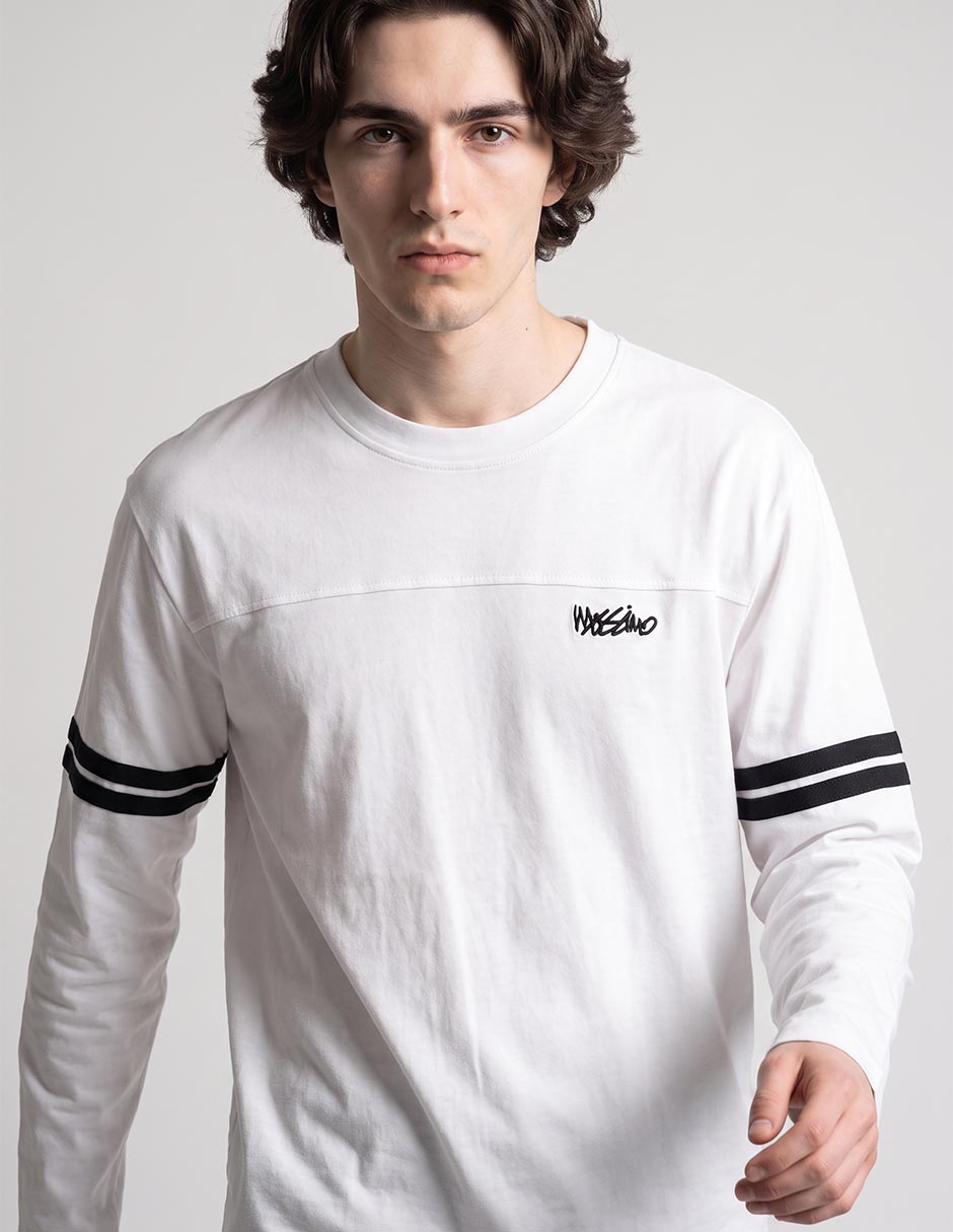 Playera cuello redondo para hombre 1