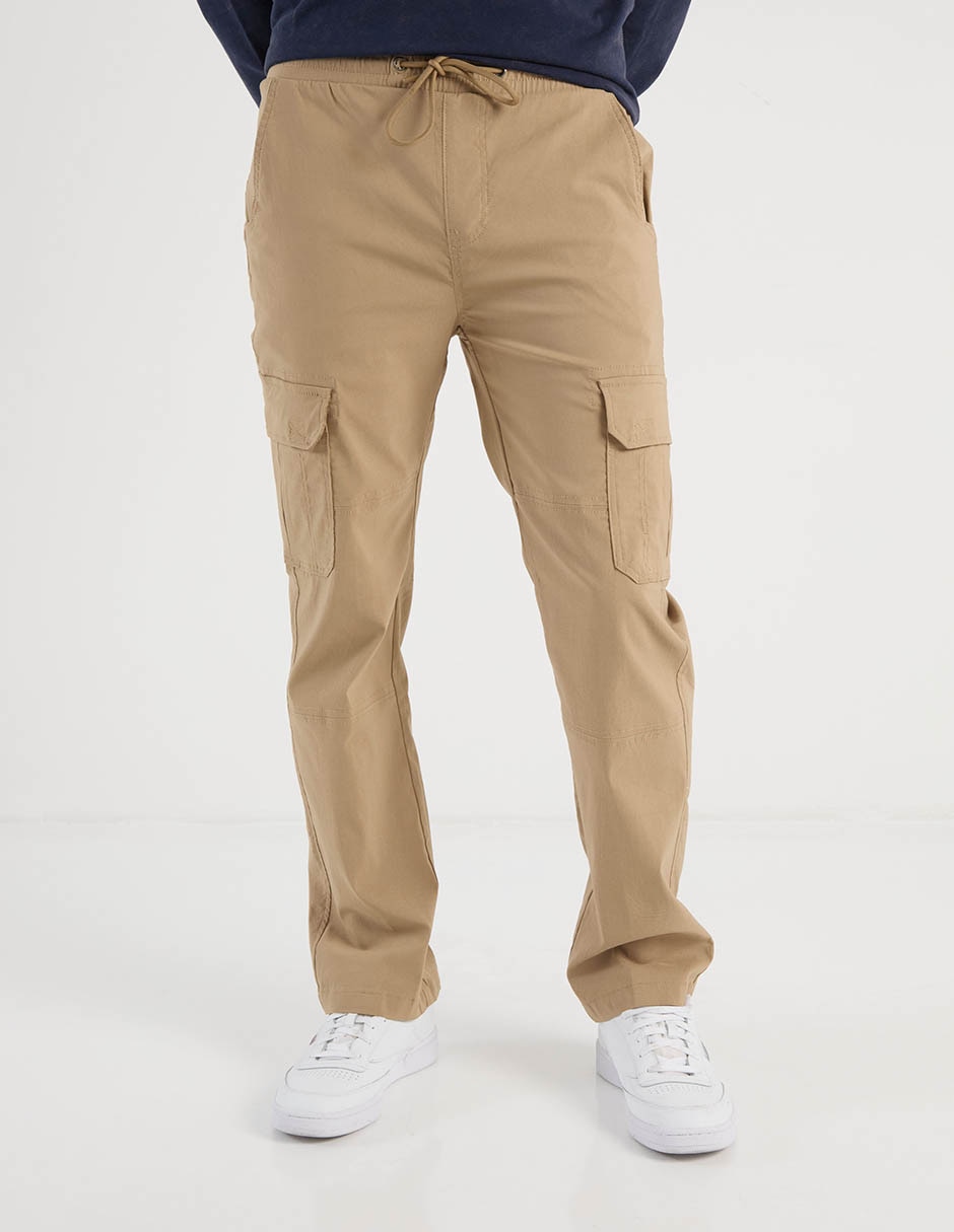 Pantalón cargo regular de algodón para hombre 1