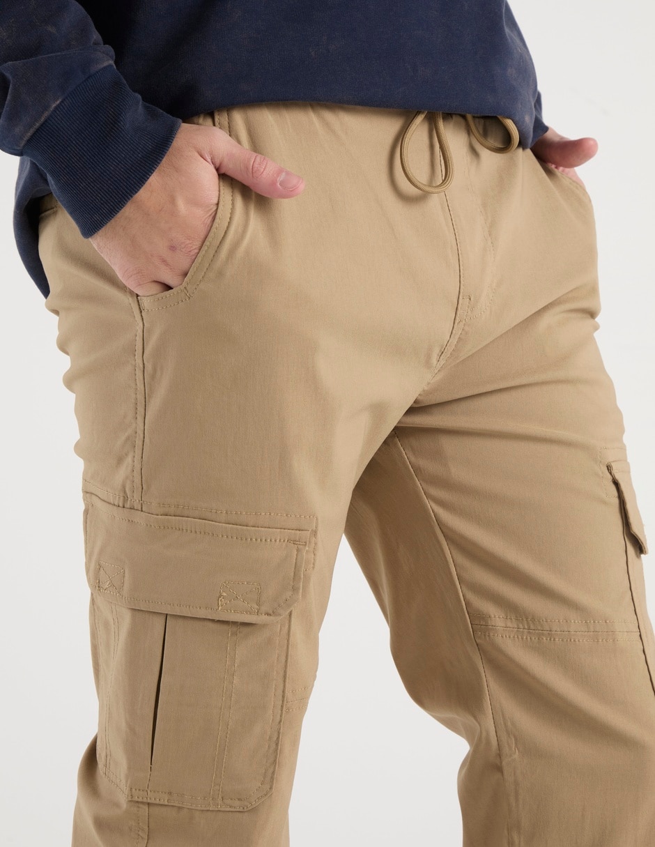 Pantalón cargo regular de algodón para hombre 3
