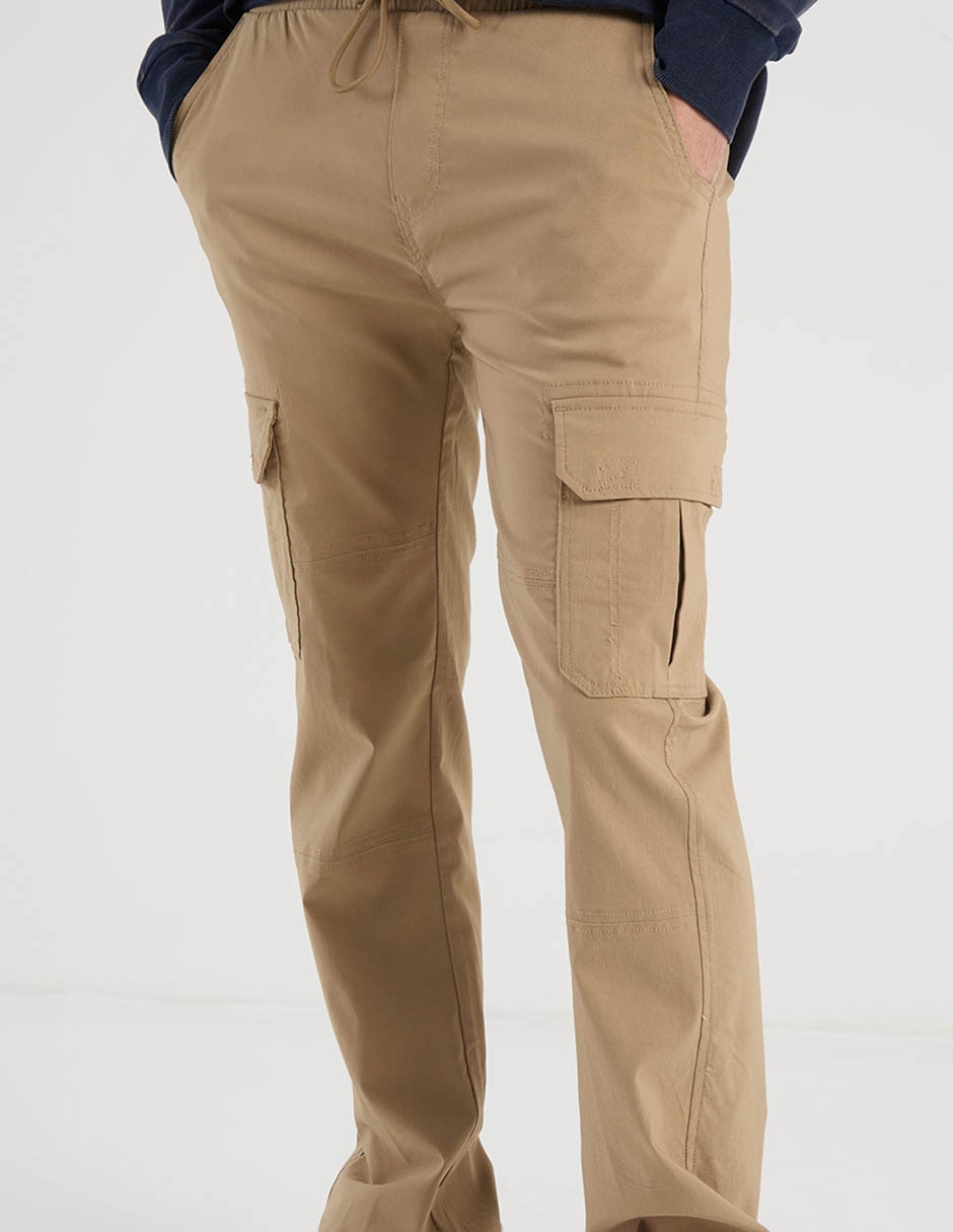 Pantalón cargo regular de algodón para hombre 2
