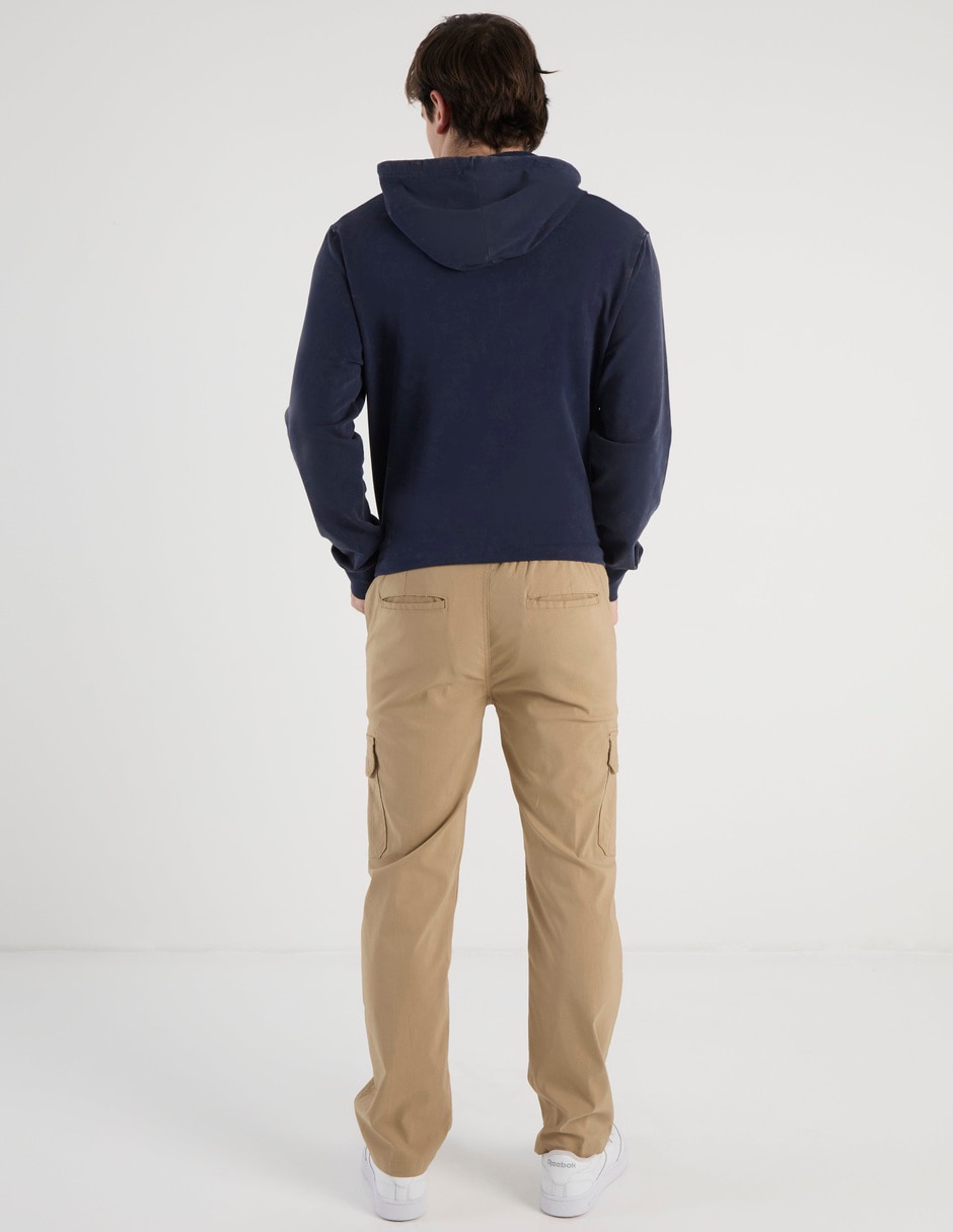 Pantalón cargo regular de algodón para hombre 6