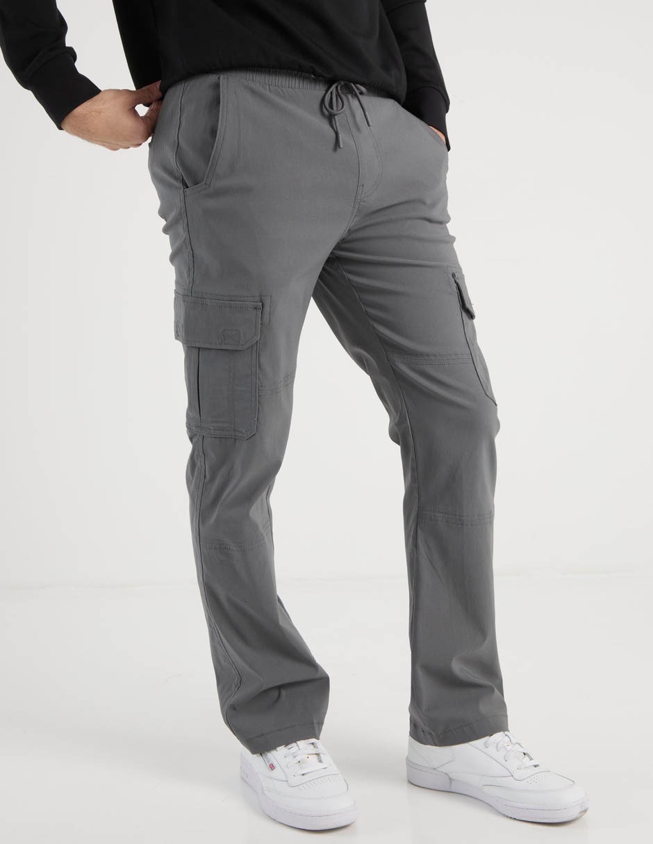 Pantalón cargo regular de algodón para hombre Pantalón cargo regular de algodón para hombre