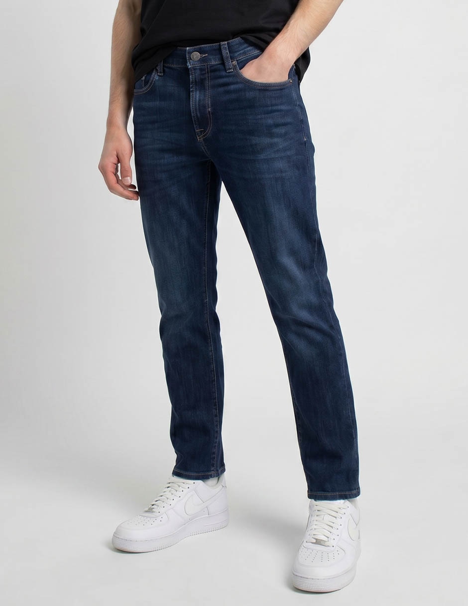 Jeans recto Mossimo deslavado para hombre