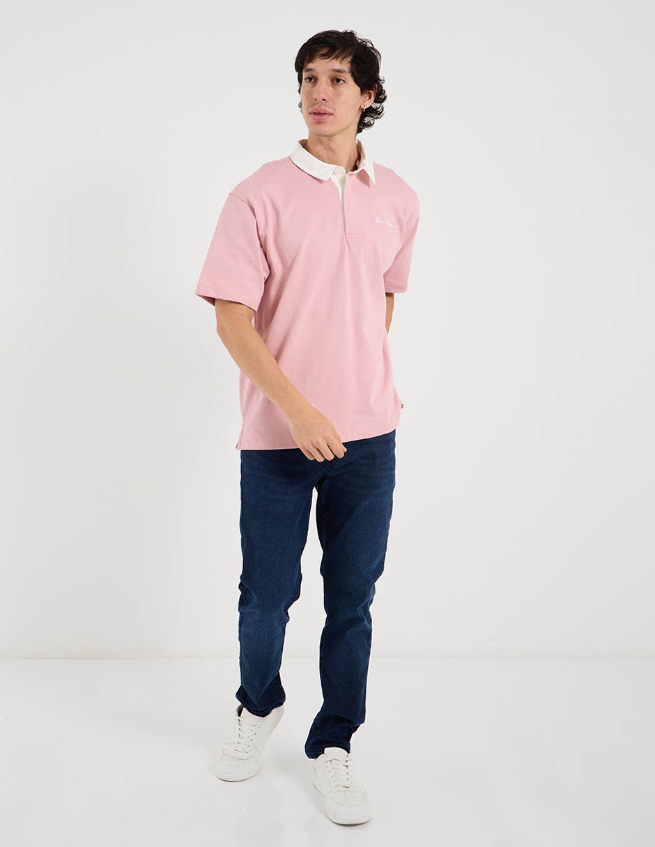 Jeans slim lavado obscuro para hombre 3