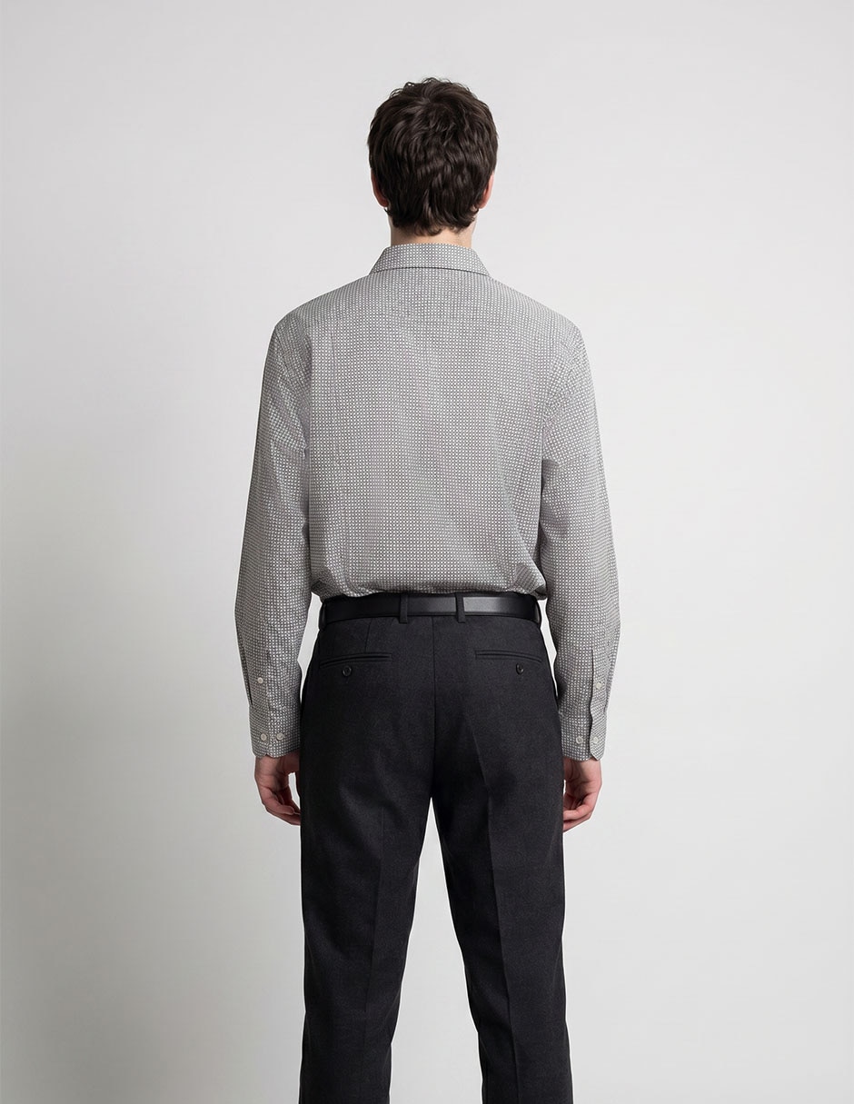 Camisa casual mossimo manga larga para hombre