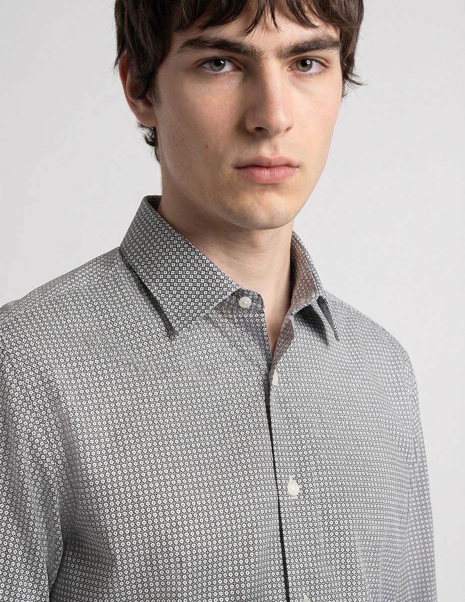 Camisa casual mossimo manga larga para hombre