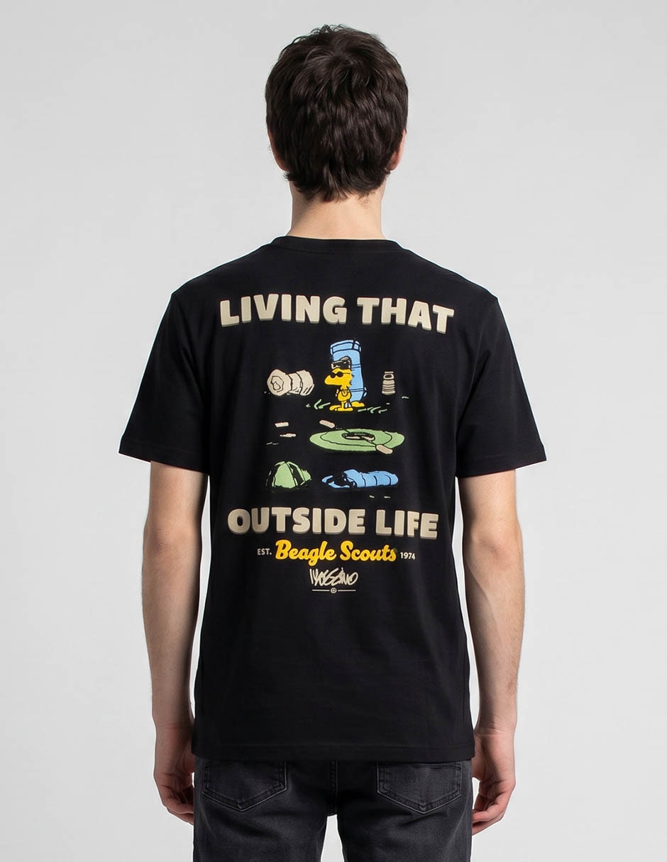 Playera cuello redondo para hombre