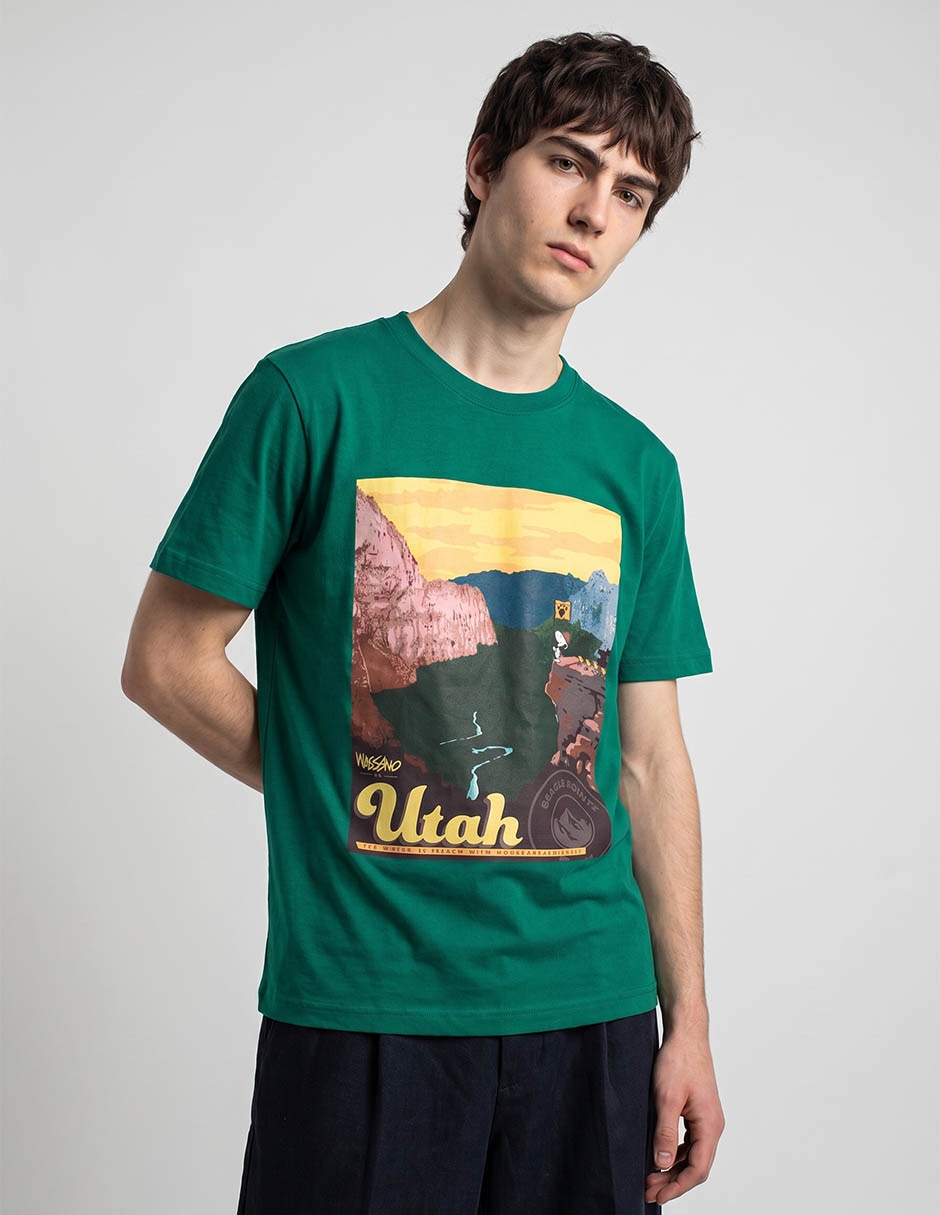 Playera cuello redondo para hombre