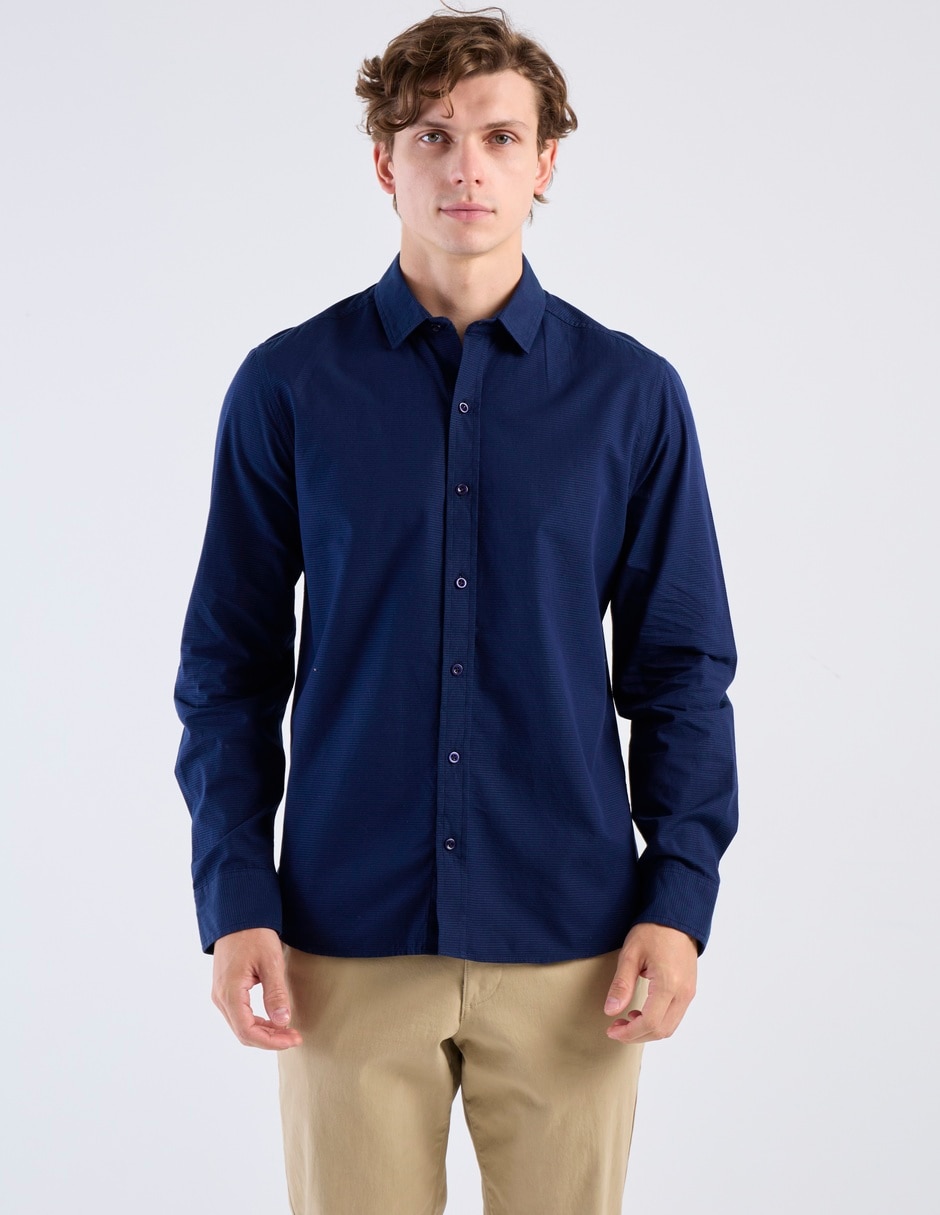 Camisa casual manga larga para hombre Camisa casual manga larga para hombre