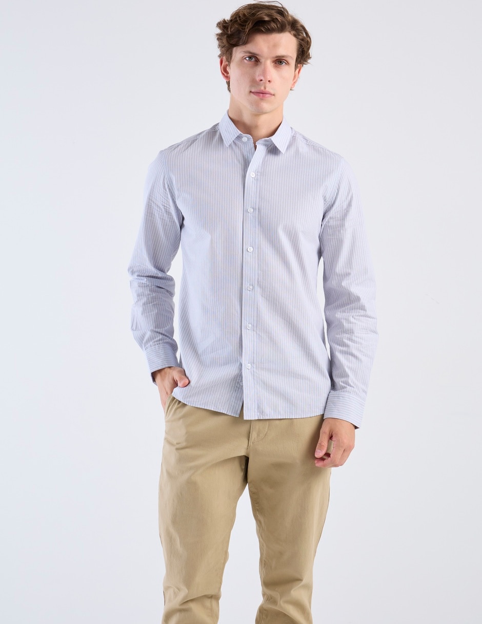 Camisa casual Mossimo manga larga para hombre