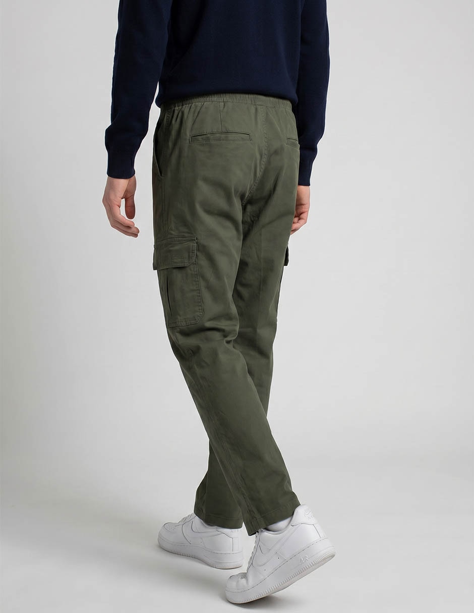 Pantalón casual cargo recto para hombre 2