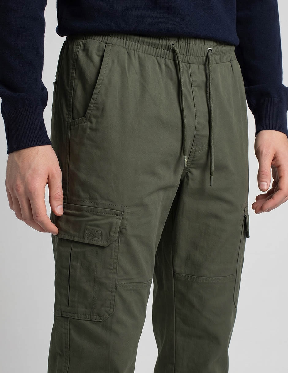 Pantalón casual cargo recto para hombre 3