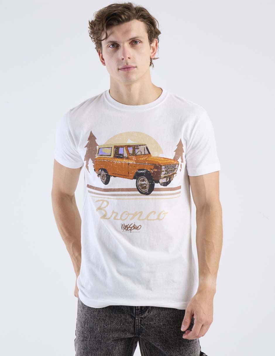 Playera cuello redondo para hombre 2