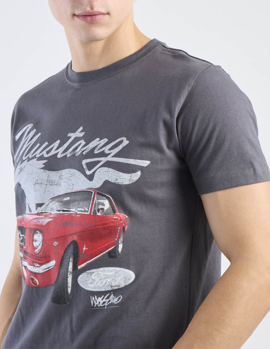 Playera cuello redondo para hombre 4