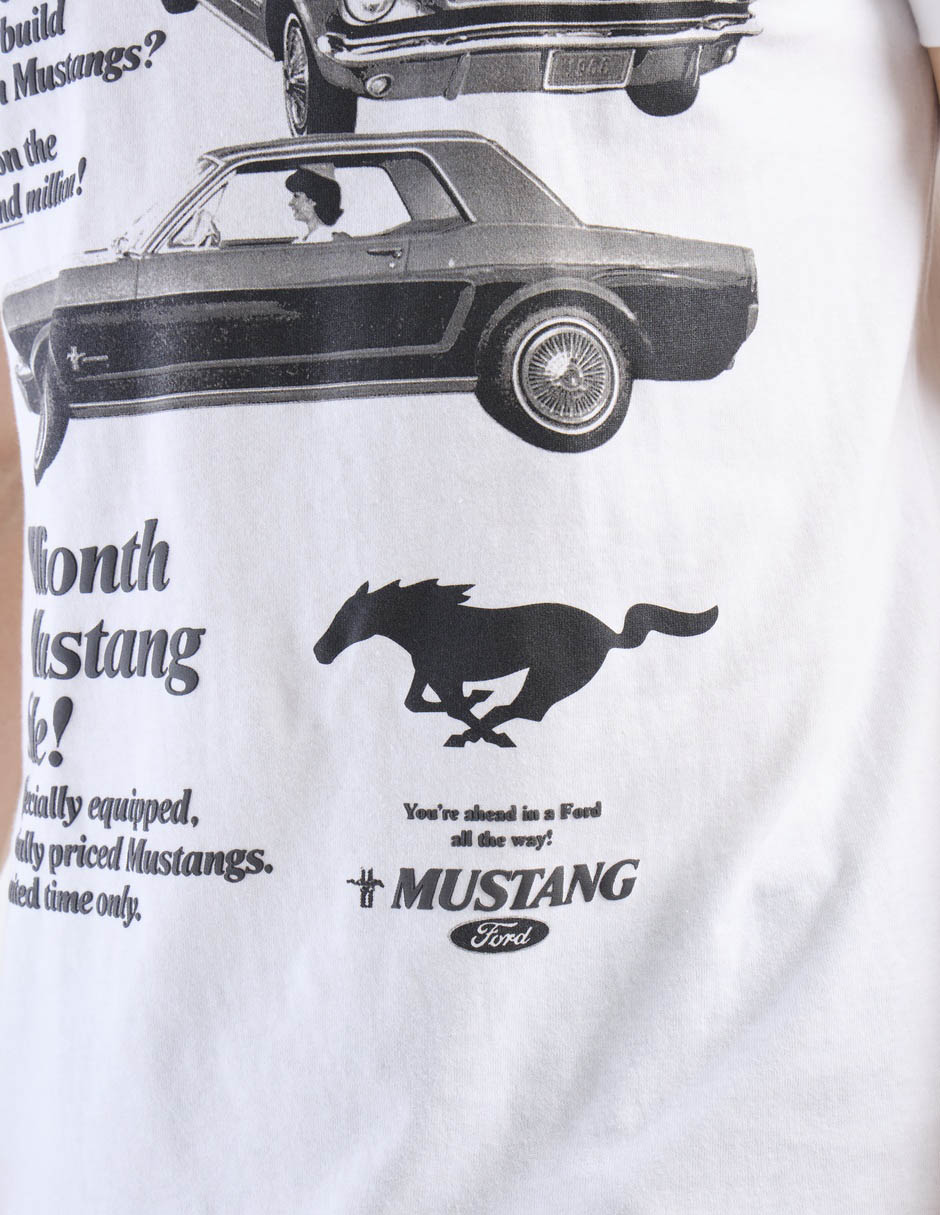 Playera Mossimo Mustang cuello redondo para hombre
