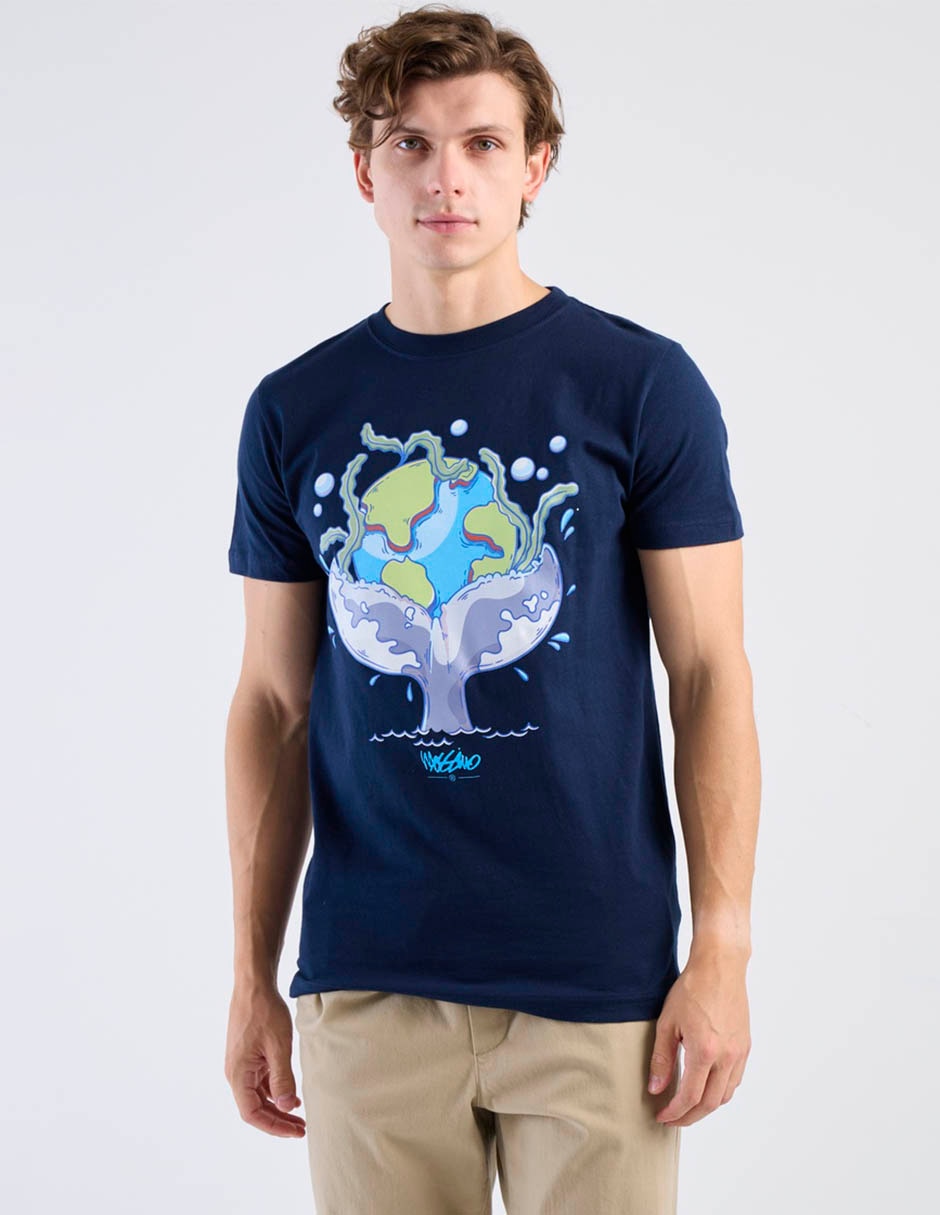 Playera cuello redondo para hombre Playera cuello redondo para hombre