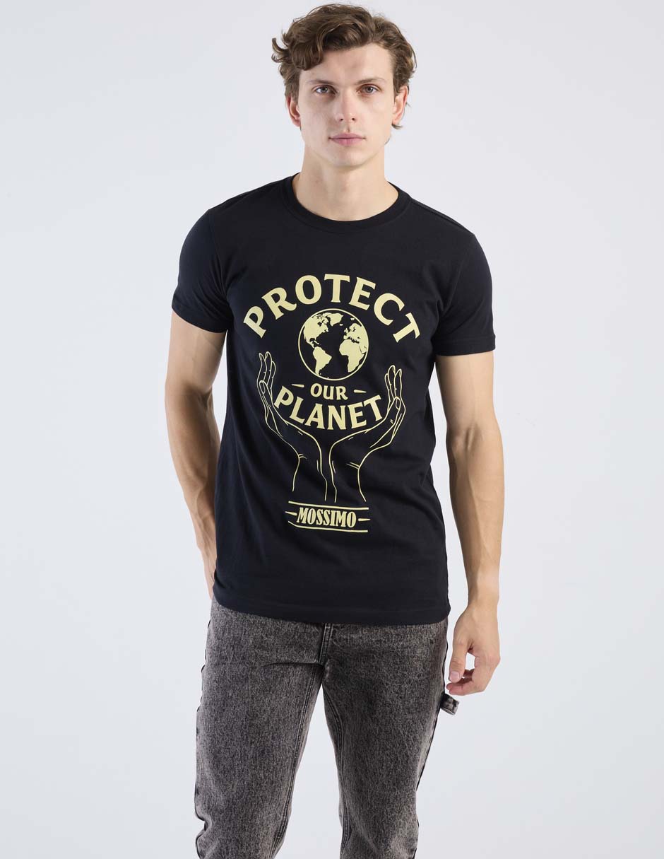 Playera cuello redondo para hombre