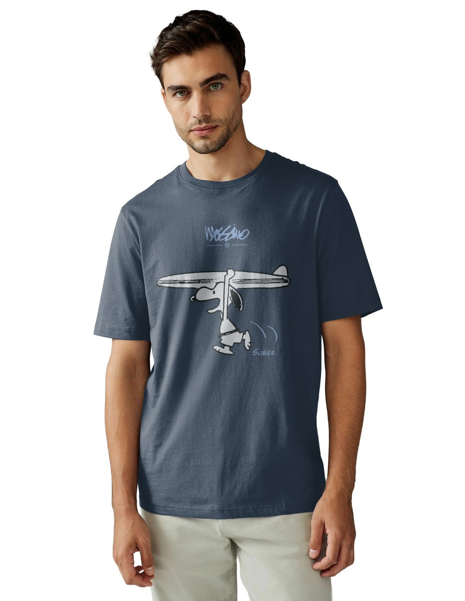 Playera cuello redondo para hombre