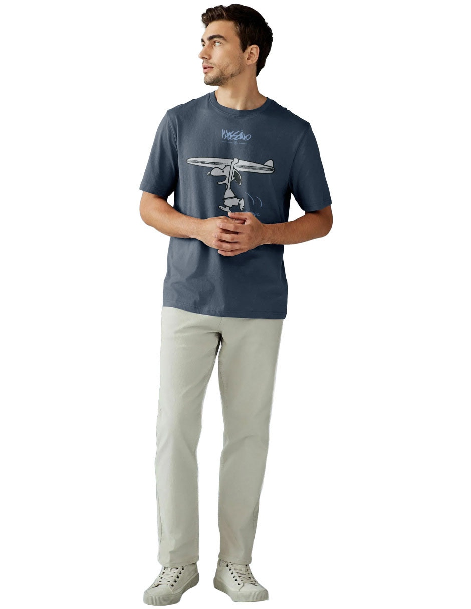 Playera cuello redondo para hombre 3