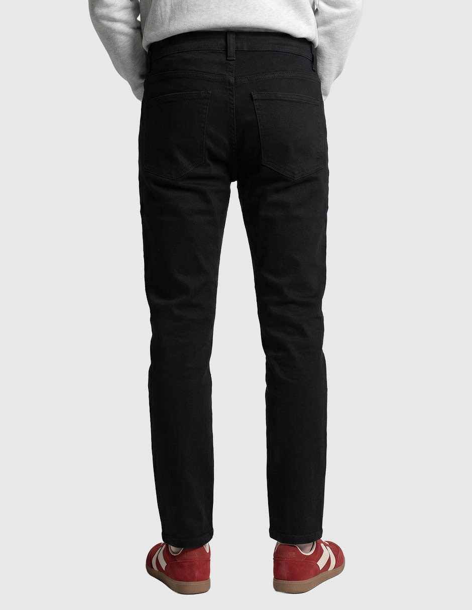 Jeans slim lavado obscuro para hombre 2
