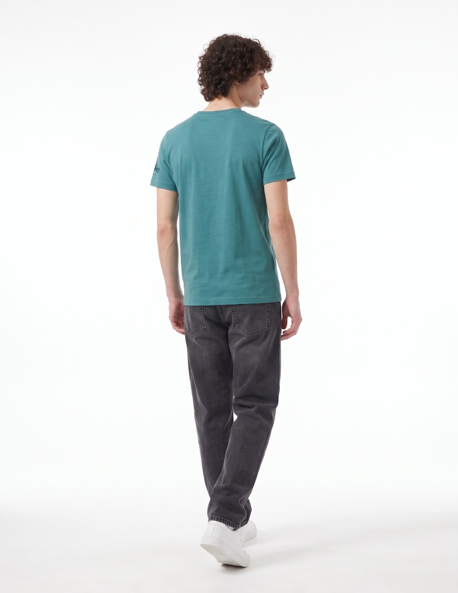 Playera cuello redondo para hombre 2
