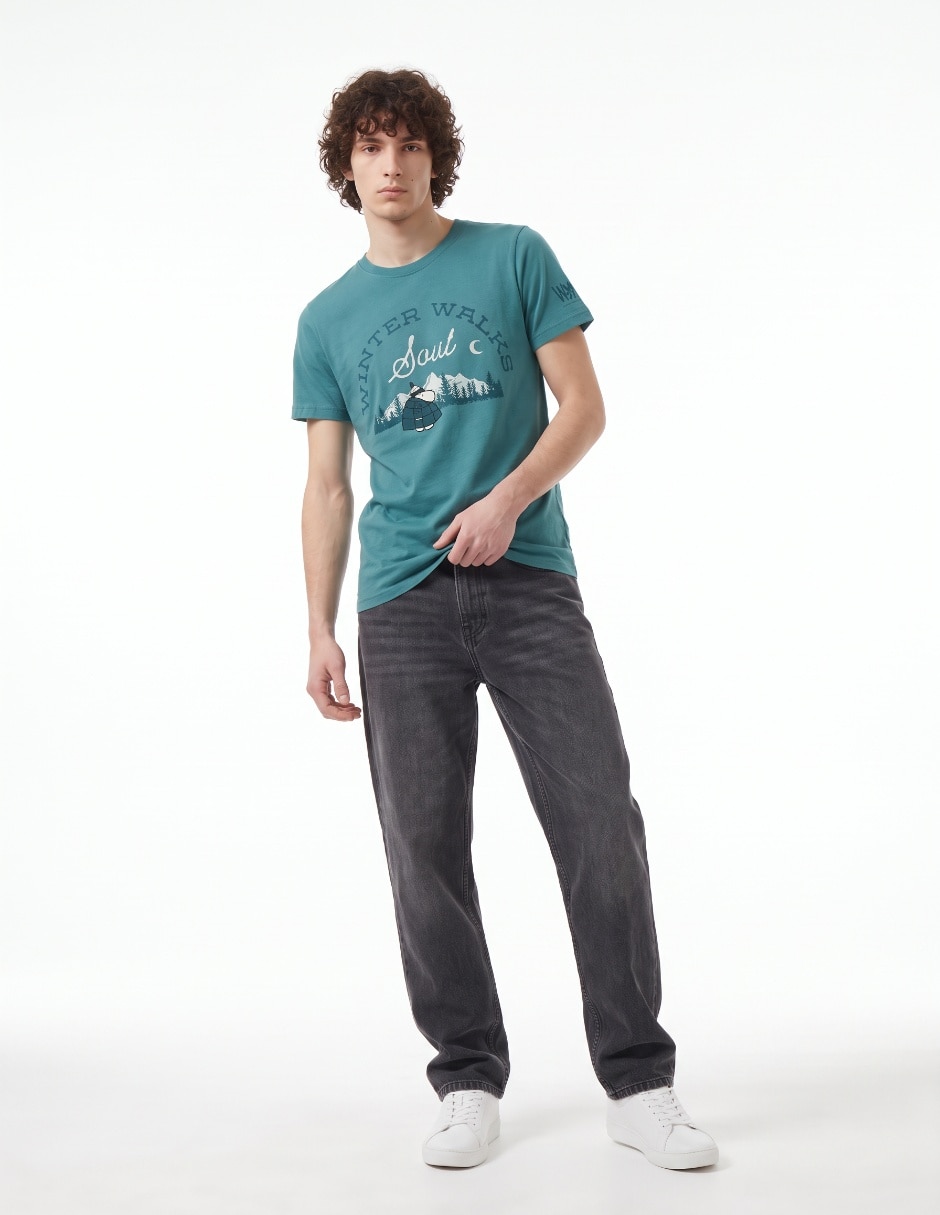 Playera cuello redondo para hombre 3