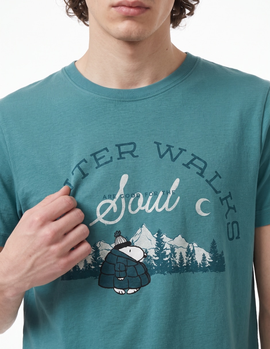 Playera cuello redondo para hombre 4