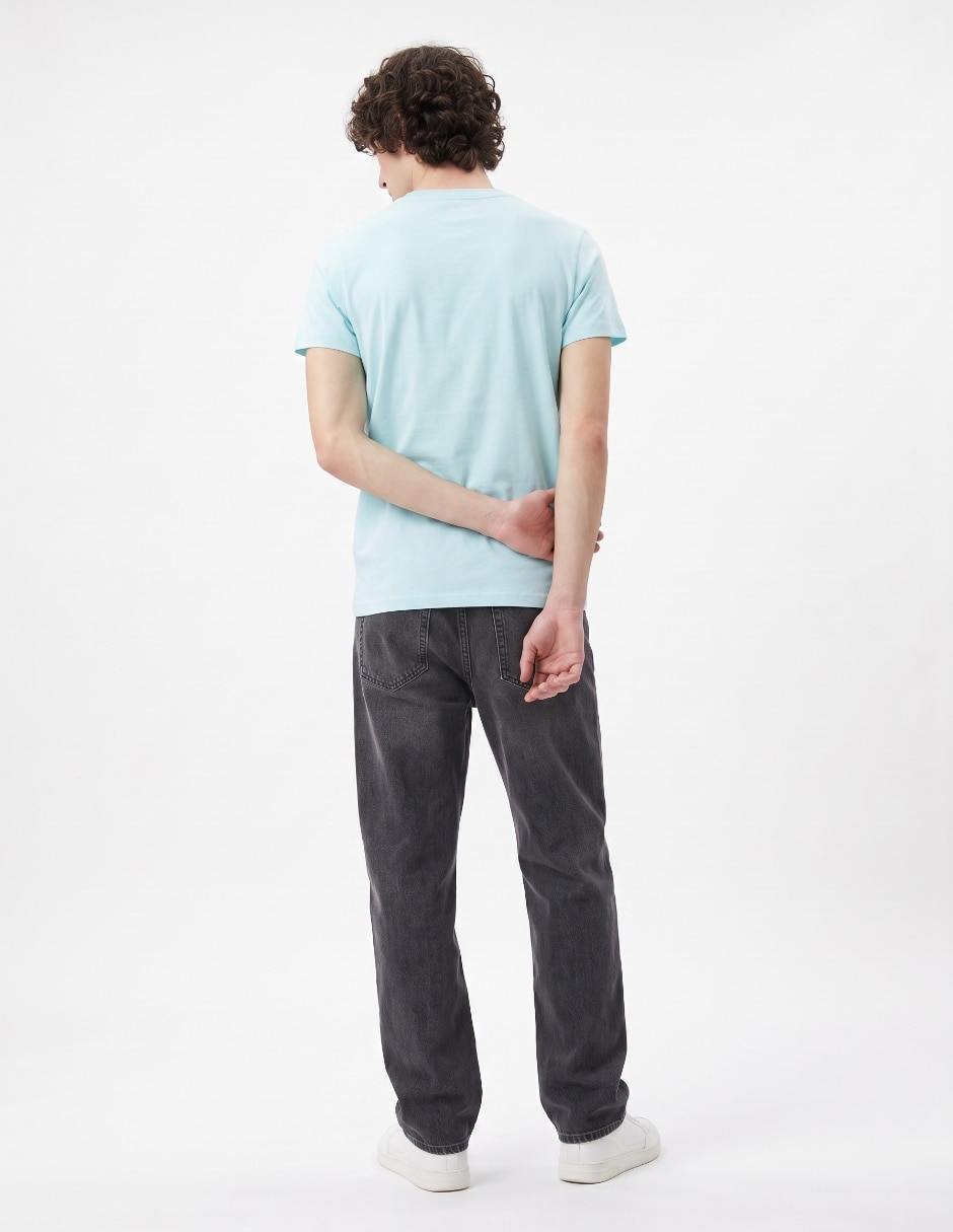 Playera navideña Peanuts cuello redondo para hombre 2